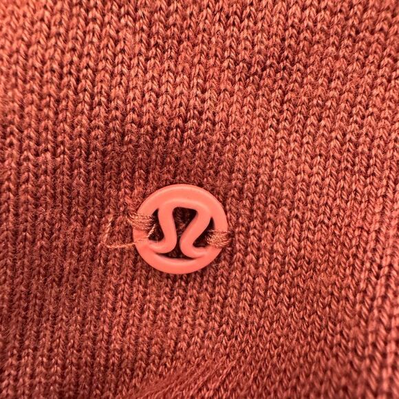 Lululemon open back cashmere blend Rust Open Back Sweater - Picture 9 of 10